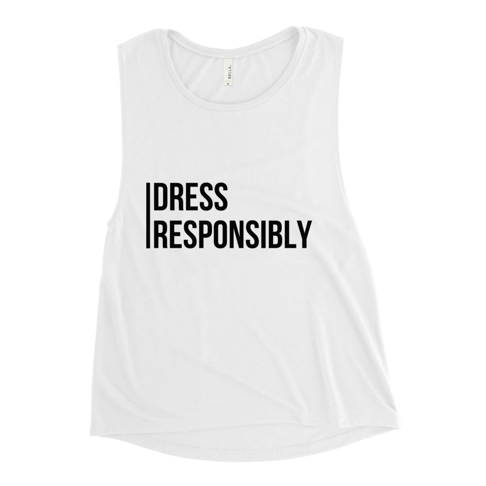 Dress Responsibly Tank - Blondie Jones