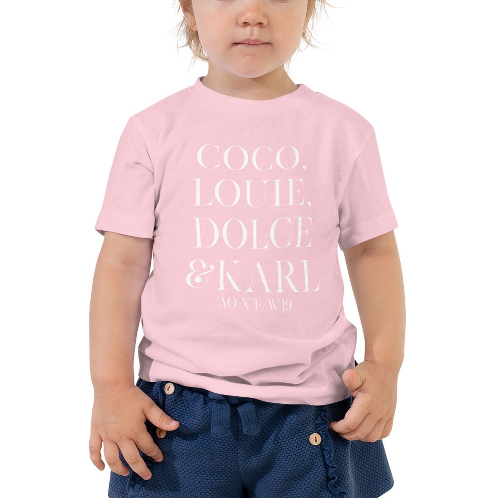 Coco Louie Dolce Karl Toddler Tee - Blondie Jones