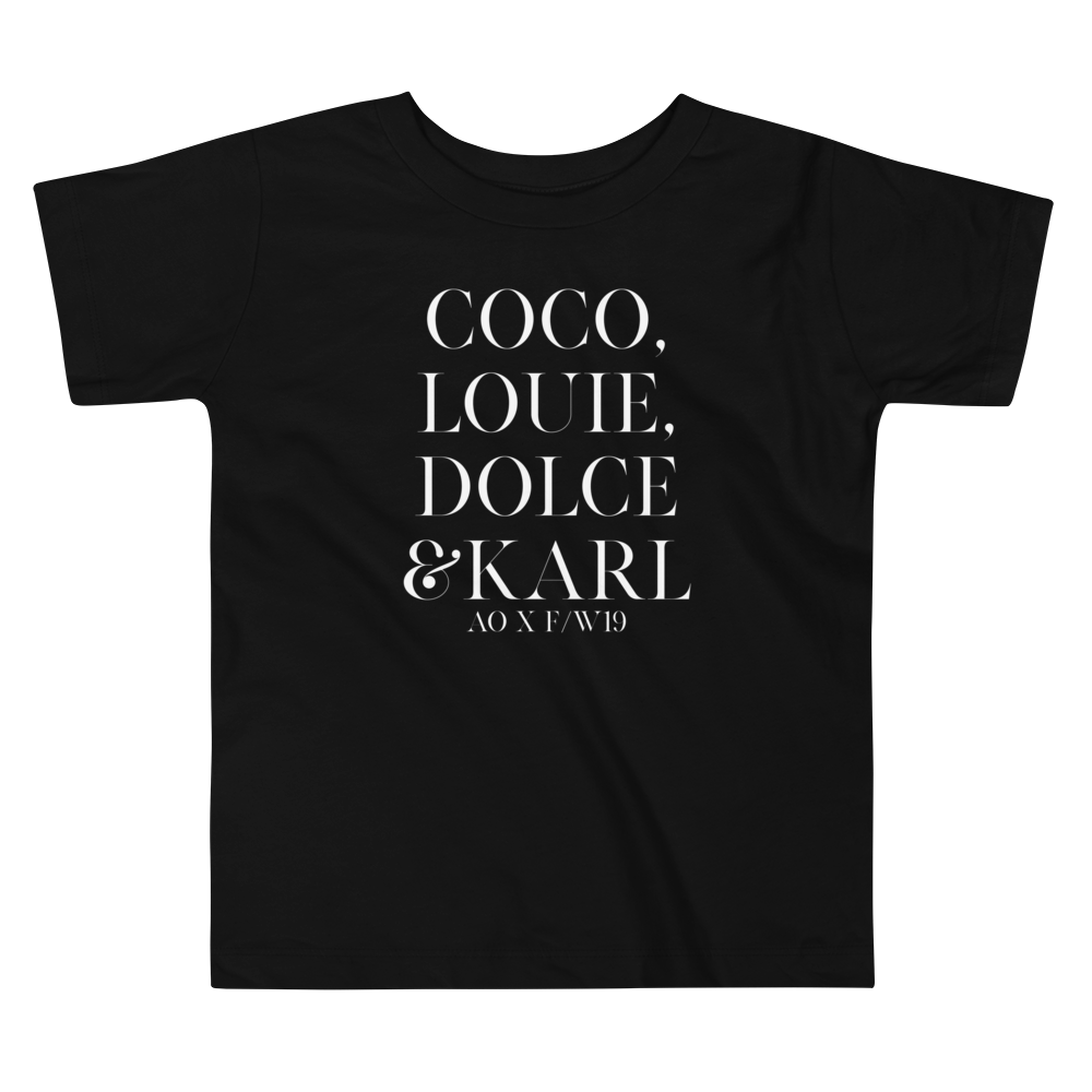 Coco Louie Dolce Karl Toddler Tee - Blondie Jones