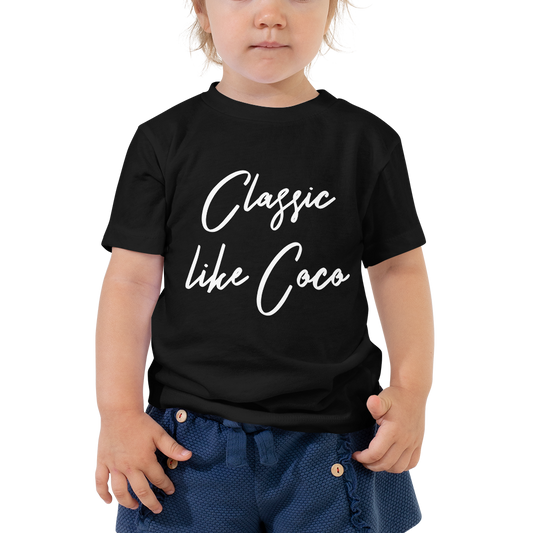 Classic like Coco Toddler Tee - Blondie Jones