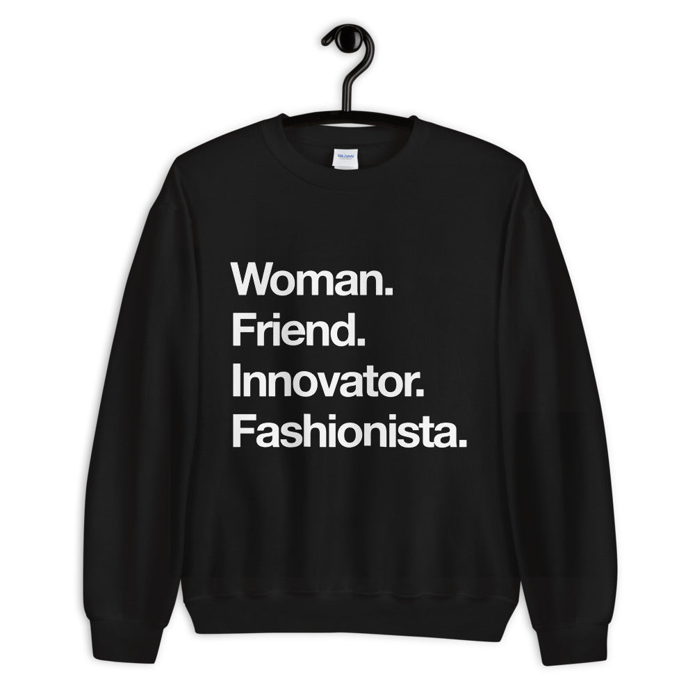 Woman. Friend.  Sweatshirt - Blondie Jones