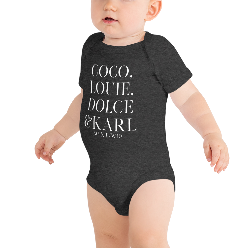Coco Louie Dolce Karl Onesie - Blondie Jones
