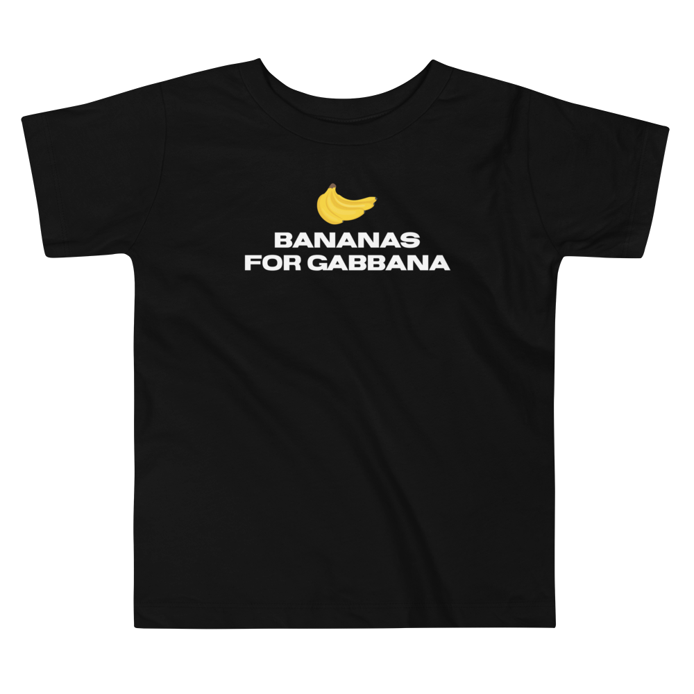 Bananas for Gabbana Toddler Tee - Blondie Jones