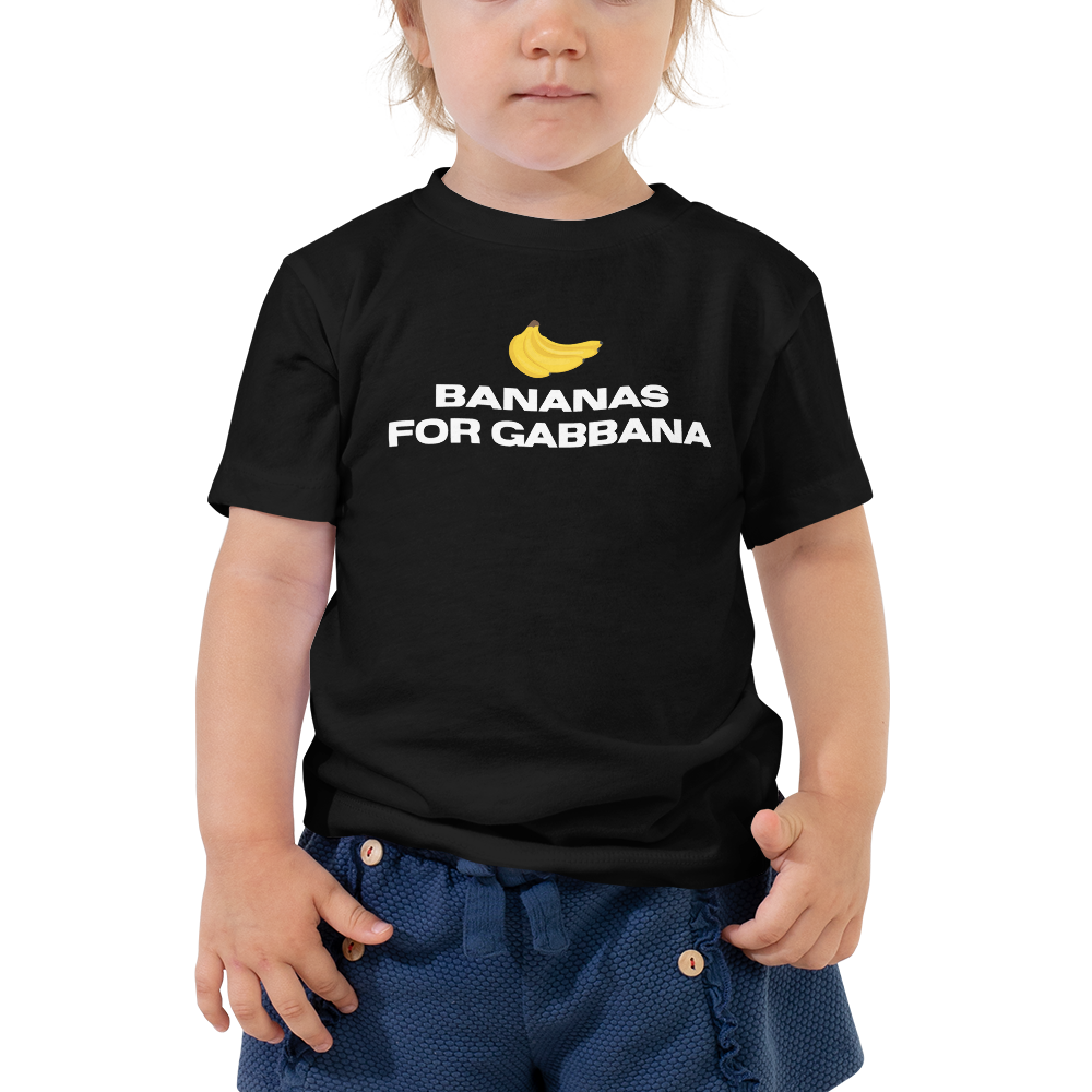 Bananas for Gabbana Toddler Tee - Blondie Jones