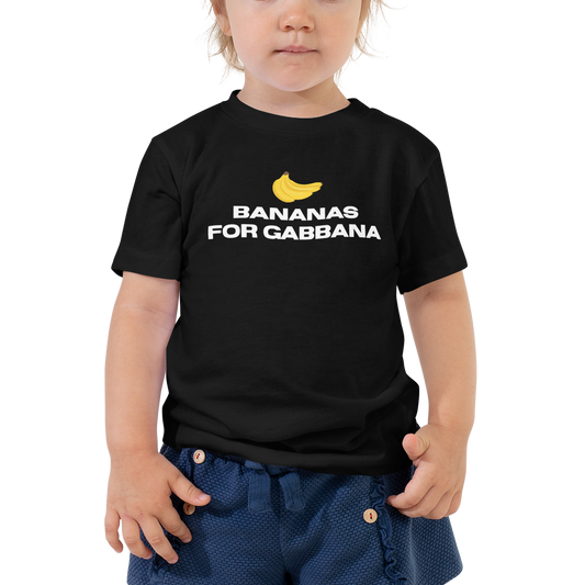 Bananas for Gabbana Toddler Tee - Blondie Jones