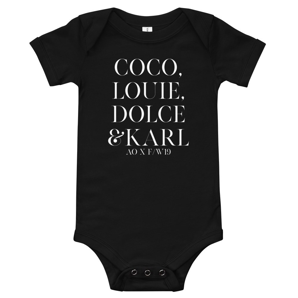 Coco Louie Dolce Karl Onesie - Blondie Jones