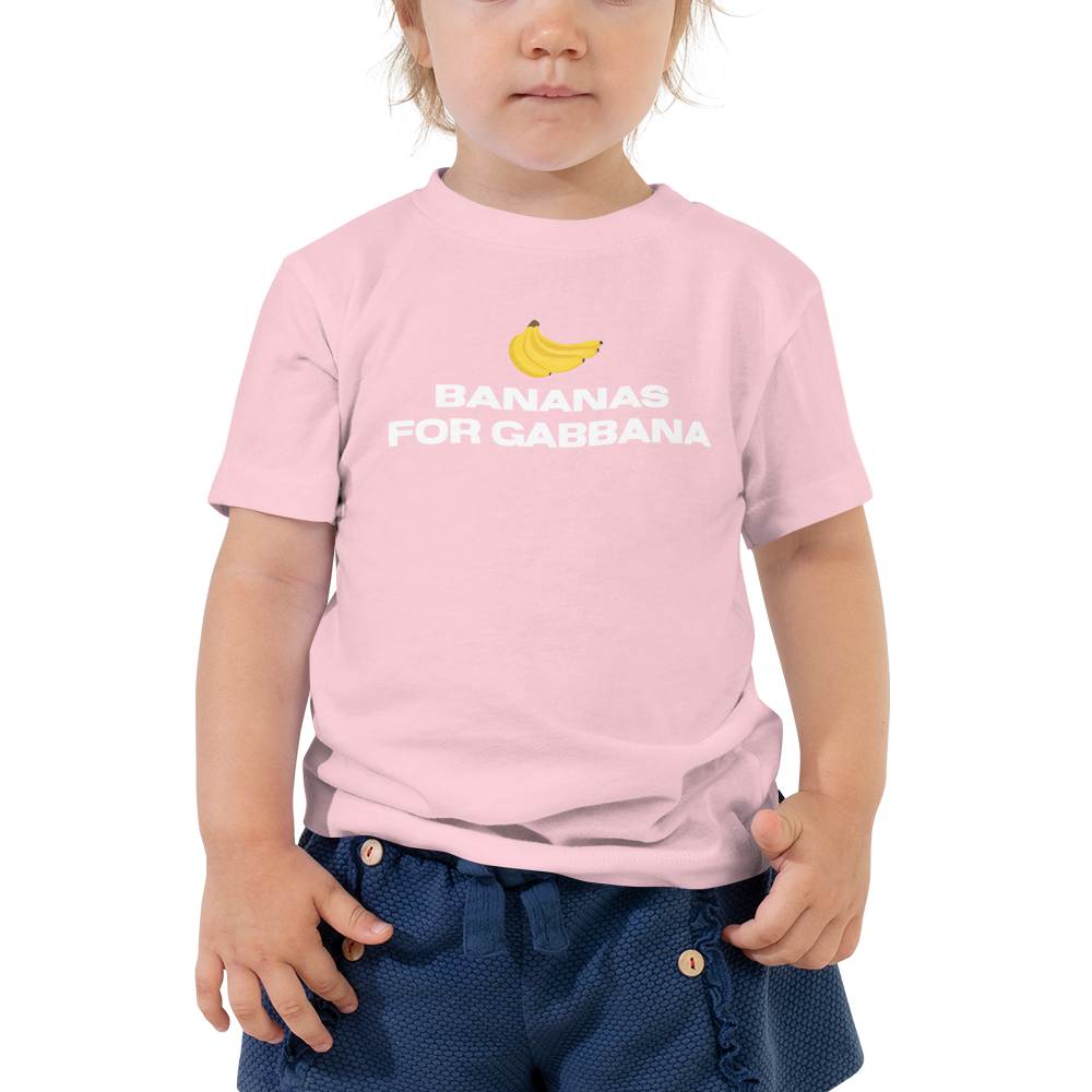 Bananas for Gabbana Toddler Tee - Blondie Jones