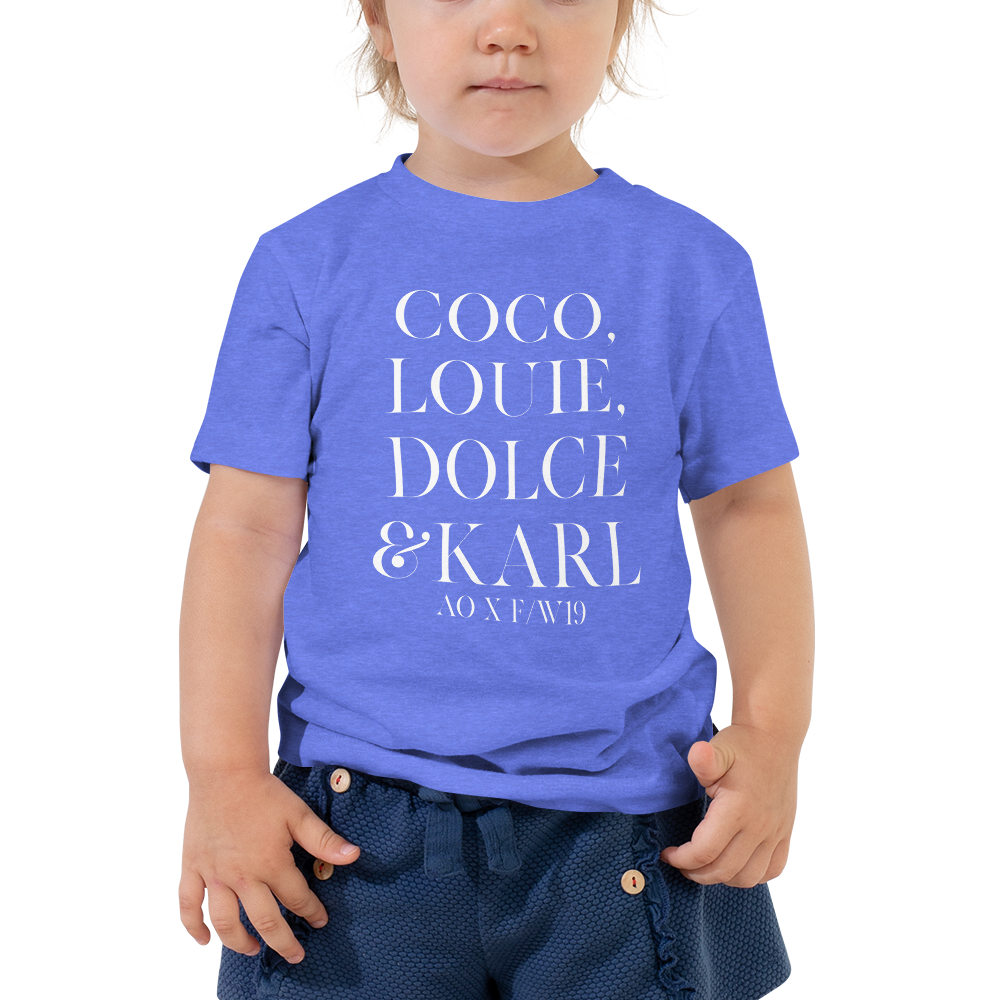Coco Louie Dolce Karl Toddler Tee - Blondie Jones