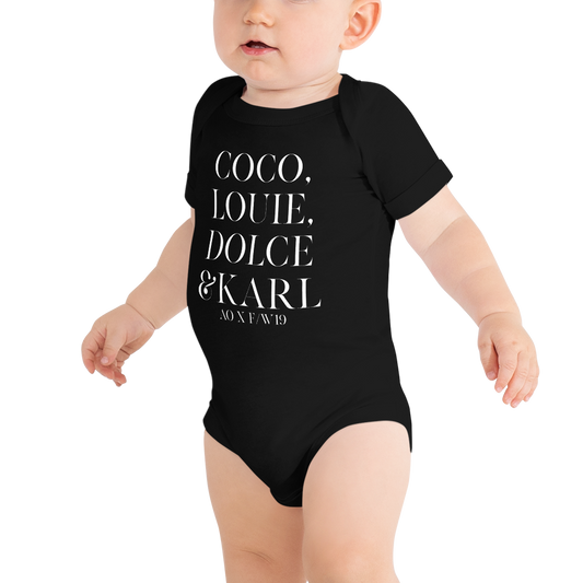 Coco Louie Dolce Karl Onesie - Blondie Jones