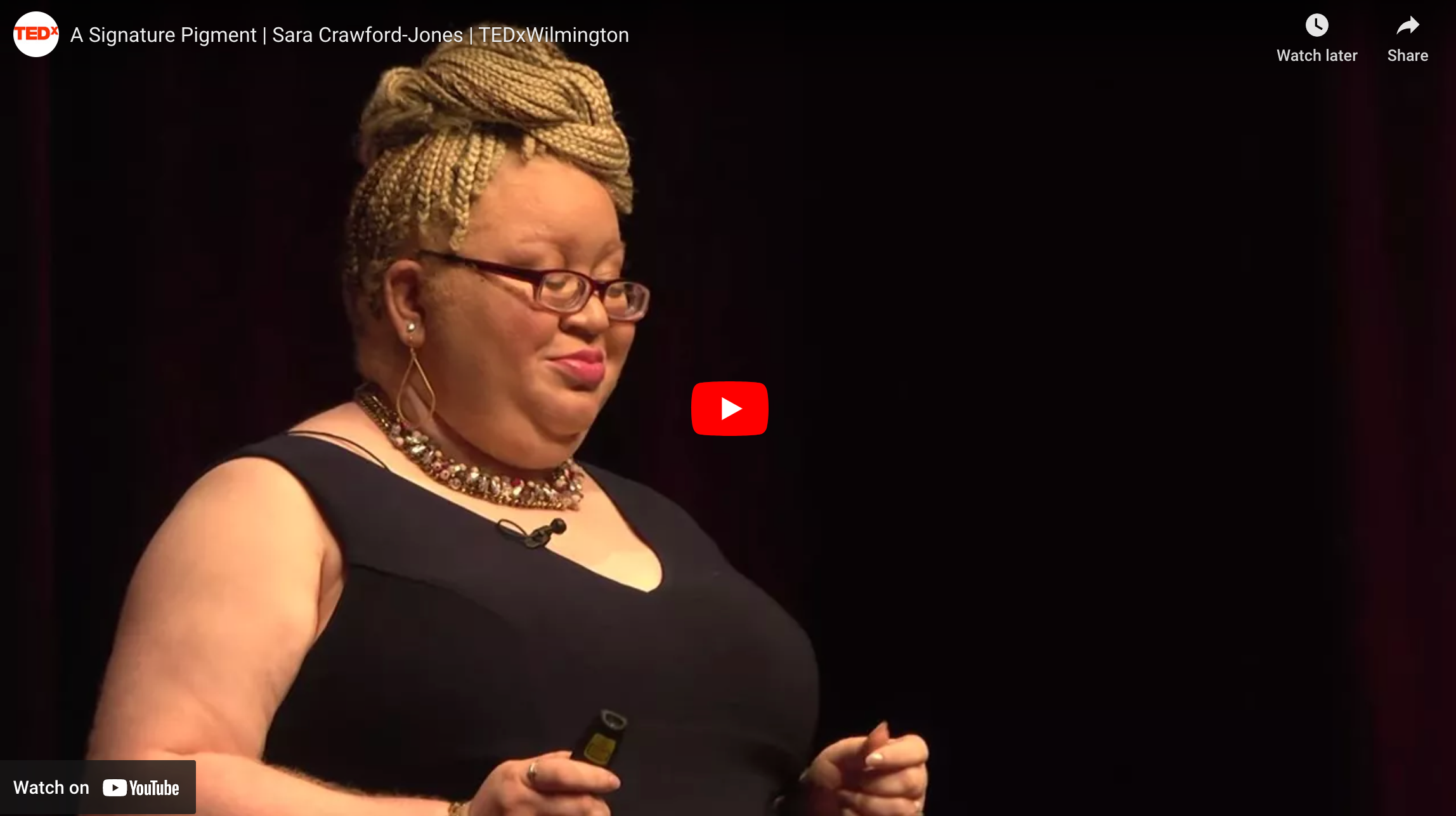 Load video: Sara Crawford Ted Talk