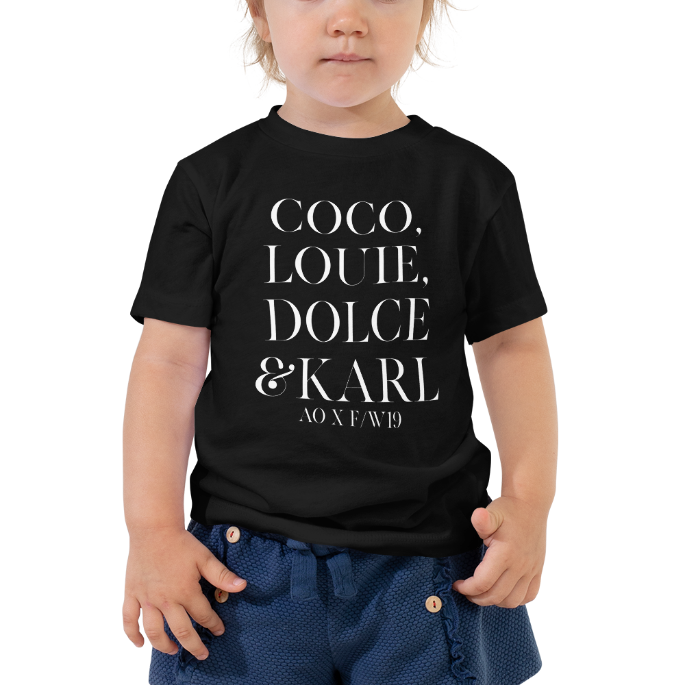 Coco Louie Dolce Karl Toddler Tee - Blondie Jones