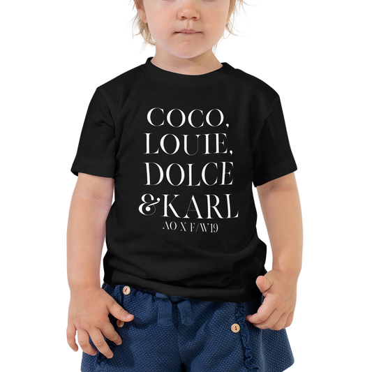 Coco Louie Dolce Karl Toddler Tee - Blondie Jones