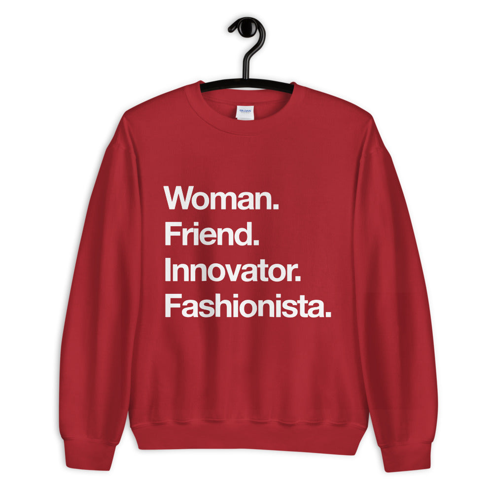 Woman. Friend.  Sweatshirt - Blondie Jones